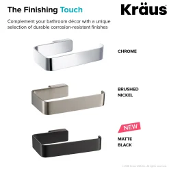 KRAUS Stelios Bathroom Toilet Paper Holder