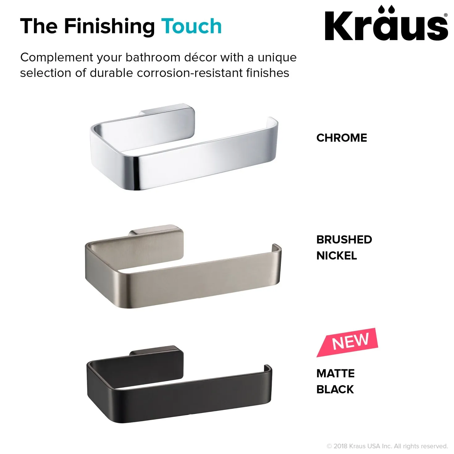 KRAUS Stelios Bathroom Toilet Paper Holder