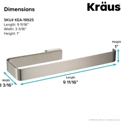 KRAUS Stelios Bathroom Towel Ring