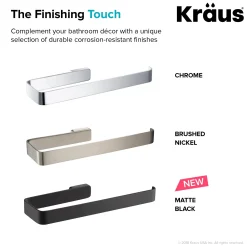 KRAUS Stelios Bathroom Towel Ring