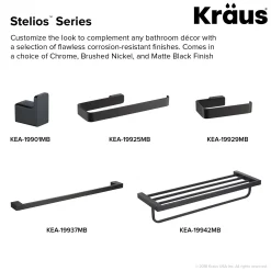 KRAUS Stelios 24-inch Bathroom Towel Bar