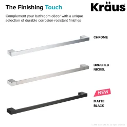 KRAUS Stelios 24-inch Bathroom Towel Bar