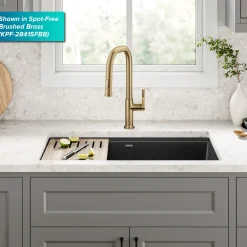 KRAUS Torak Single Handle Pull Down Kitchen Faucet in Spot-Free Stainless