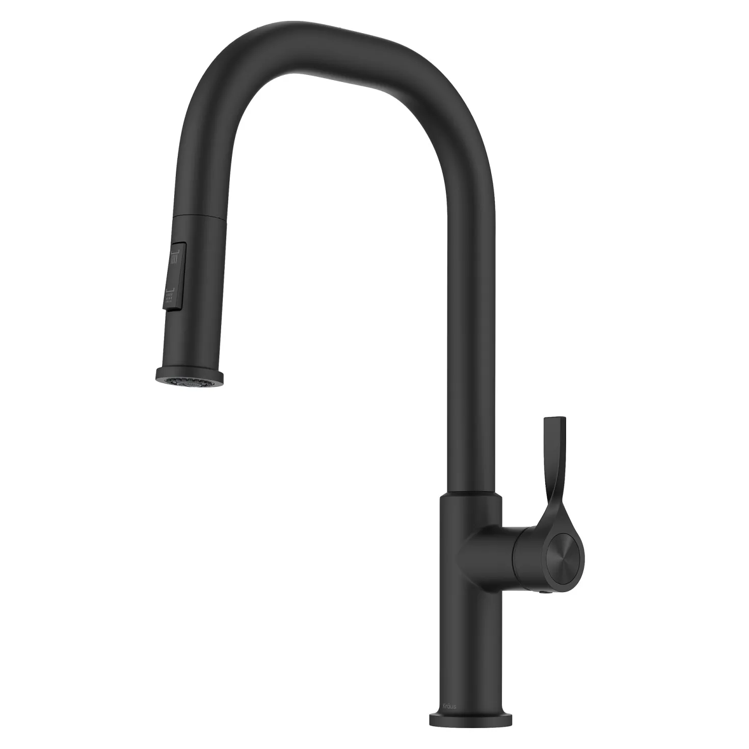 KRAUS Torak Single Handle Pull Down Kitchen Faucet in Matte Black
