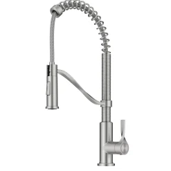 KRAUS Torak Single Handle Pull Down Kitchen Faucet in Spot-Free Stainless