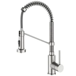 KRAUS Touchless Pull-Down Single Handle 18-Inch Kitchen Faucet in Spot Free Stainless Steel