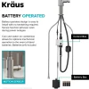 KRAUS Touchless Pull-Down Single Handle 18-Inch Kitchen Faucet in Brushed Brass