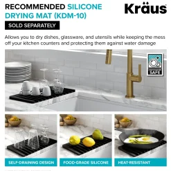 KRAUS Turino Workstation 33" Reversible Apron Front Fireclay Kitchen Sink with Accessories in Gloss White