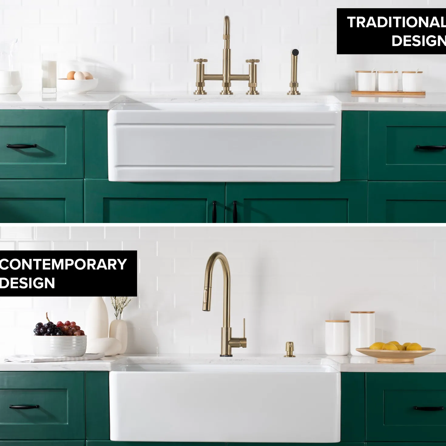 KRAUS Turino Workstation 33" Reversible Apron Front Fireclay Kitchen Sink with Accessories in Gloss White