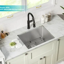 KRAUS 24" Undermount 16 Gauge Stainless Steel Laundry Utility Sink