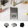 KRAUS 10" Undermount 16 Gauge Stainless Steel Bar Prep Sink