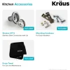 KRAUS 15" Undermount Prep Sink with Center Drain