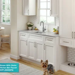 KRAUS 15” Undermount Single Bowl Stainless Steel Kitchen Bar Sink