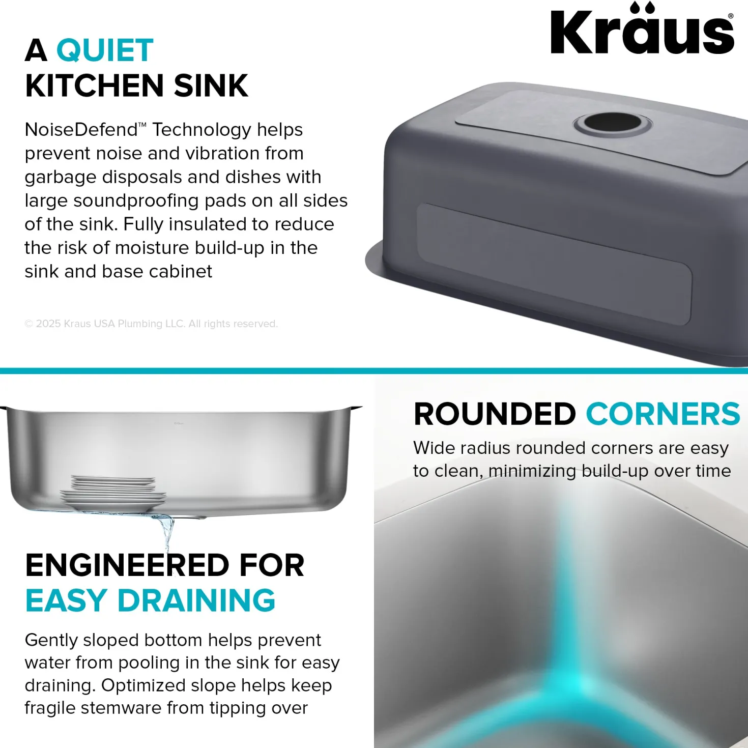 KRAUS 31" Undermount Single Bowl Stainless Steel Kitchen Sink