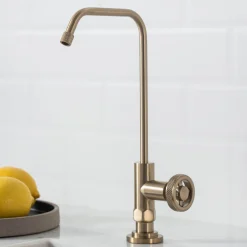 KRAUS Urbix Drinking Water Dispenser Kitchen Faucet in Brushed Gold