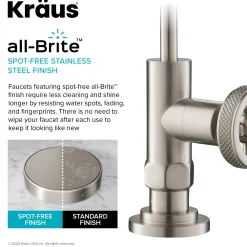 KRAUS Urbix Drinking Water Dispenser Kitchen Faucet in Spot Free Stainless Steel