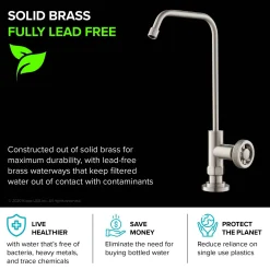 KRAUS Urbix Drinking Water Dispenser Kitchen Faucet in Spot Free Stainless Steel