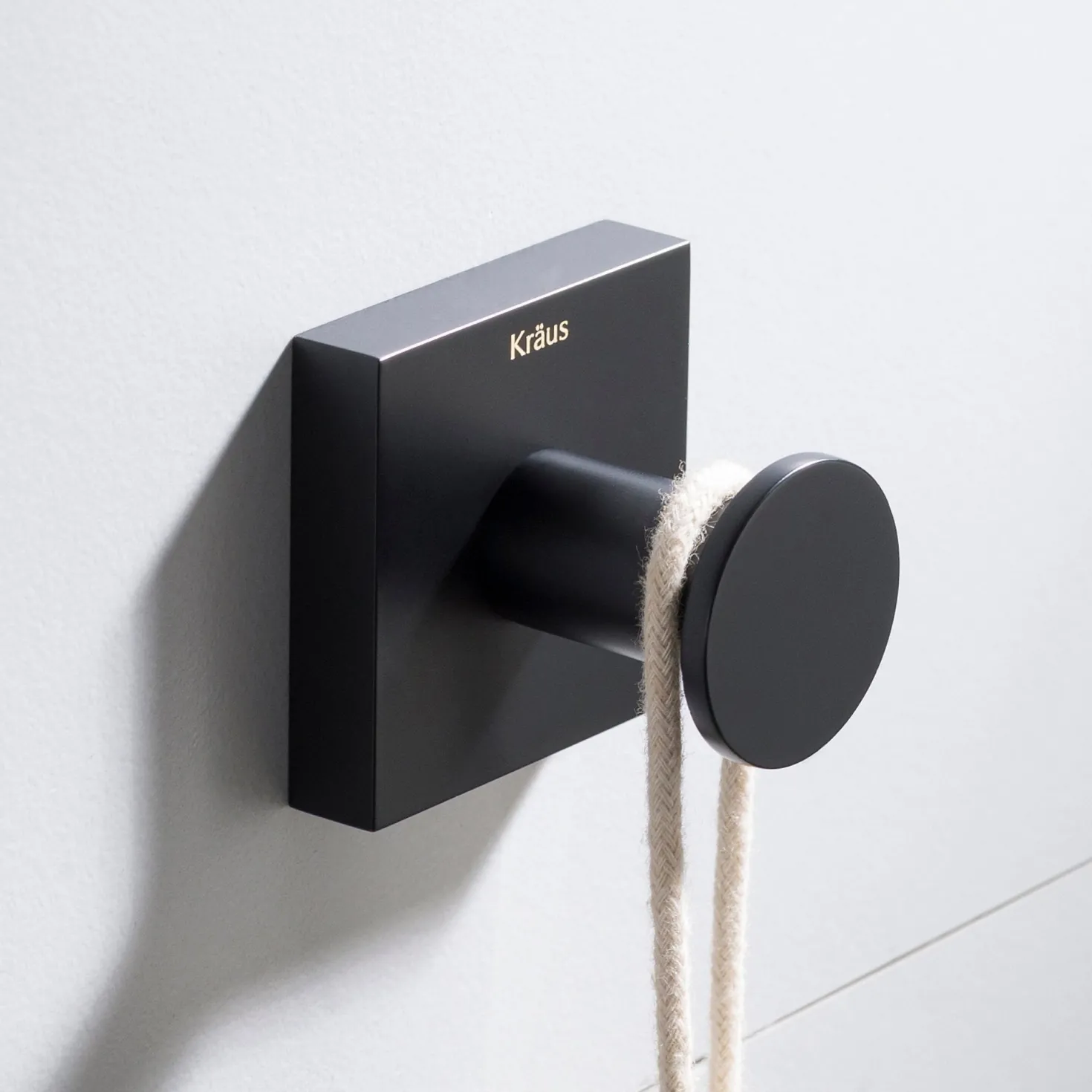 KRAUS Ventus Bathroom Robe and Towel Hook