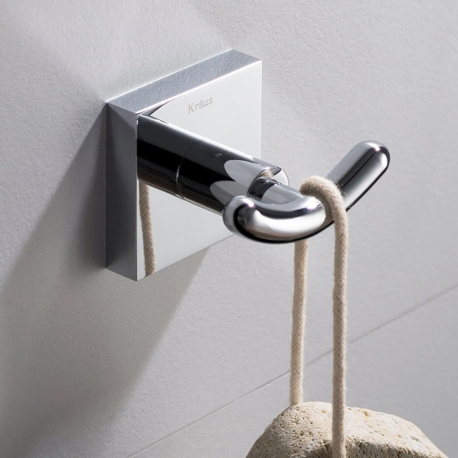 KRAUS Ventus Bathroom Robe and Towel Double Hook