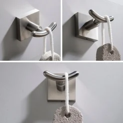 KRAUS Ventus Bathroom Robe and Towel Double Hook