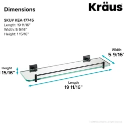 KRAUS Ventus Bathroom Shelf