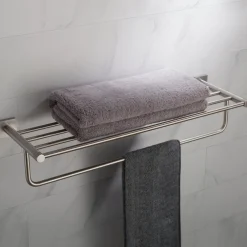 KRAUS Ventus Bathroom Shelf with Towel Bar