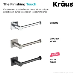 KRAUS Ventus Bathroom Toilet Paper Holder