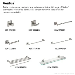 KRAUS Ventus Bathroom Toilet Paper Holder