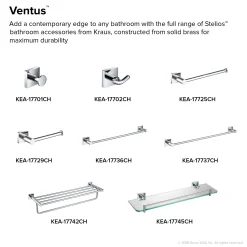 KRAUS Ventus Bathroom Towel Bar