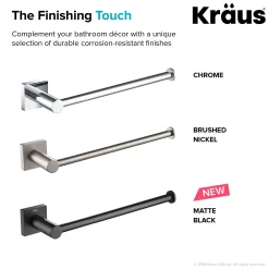 KRAUS Ventus Bathroom Towel Bar