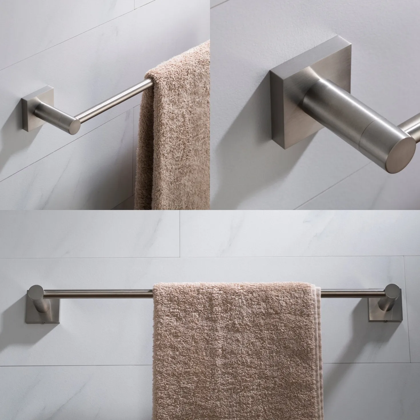 KRAUS Ventus Wall Mount Bathroom Towel Bar
