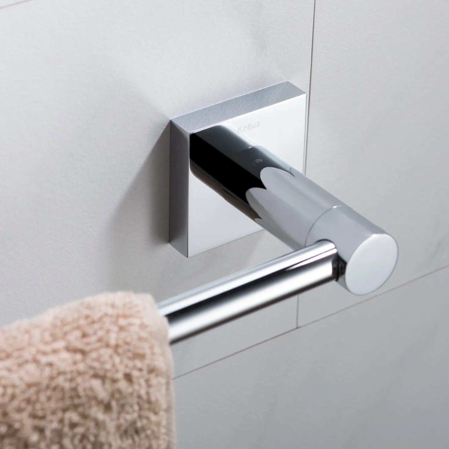 KRAUS Ventus Wall Mount Bathroom Towel Bar