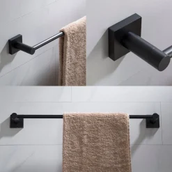 KRAUS Ventus Wall Mount Bathroom Towel Bar