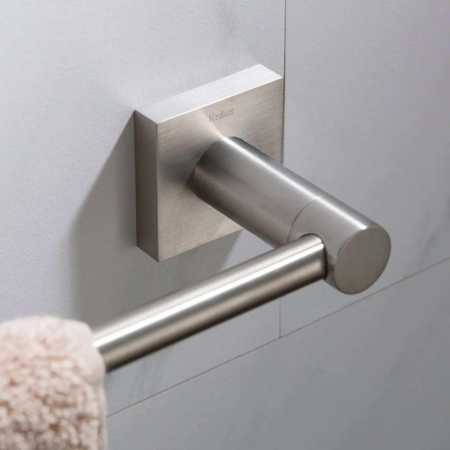 KRAUS Ventus Wall Mount Bathroom Towel Bar