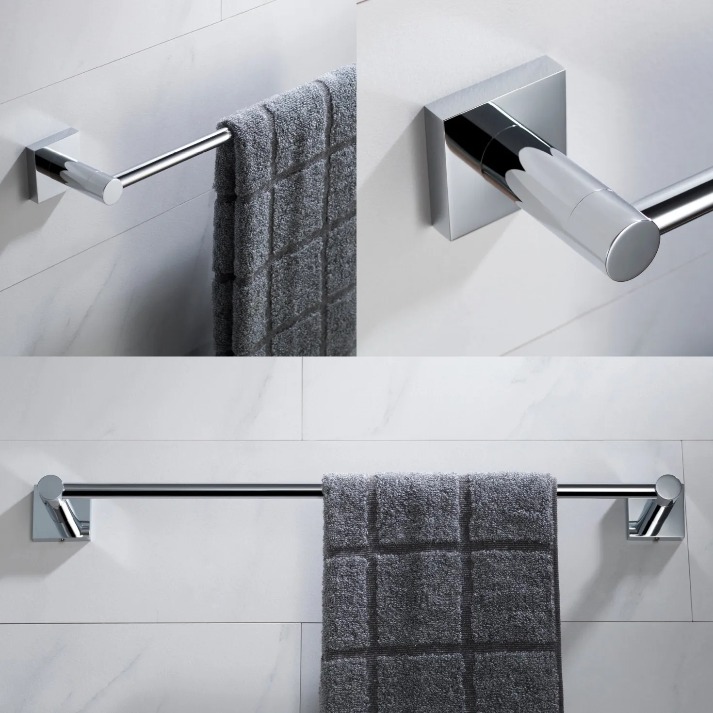 KRAUS Ventus Wall Mount Bathroom Towel Bar