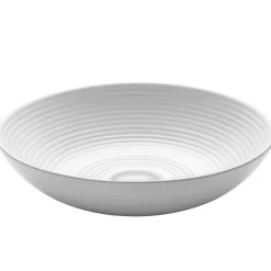 KRAUS Viva 16.5 Inch Round White Porcelain Ceramic Vessel Bathroom Sink