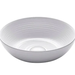 KRAUS Viva 13 Inch Round White Porcelain Ceramic Vessel Bathroom Sink