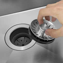 KRAUS WasteGuard Kitchen Sink Drain Stopper for Garbage Disposals with EZLock Mounting