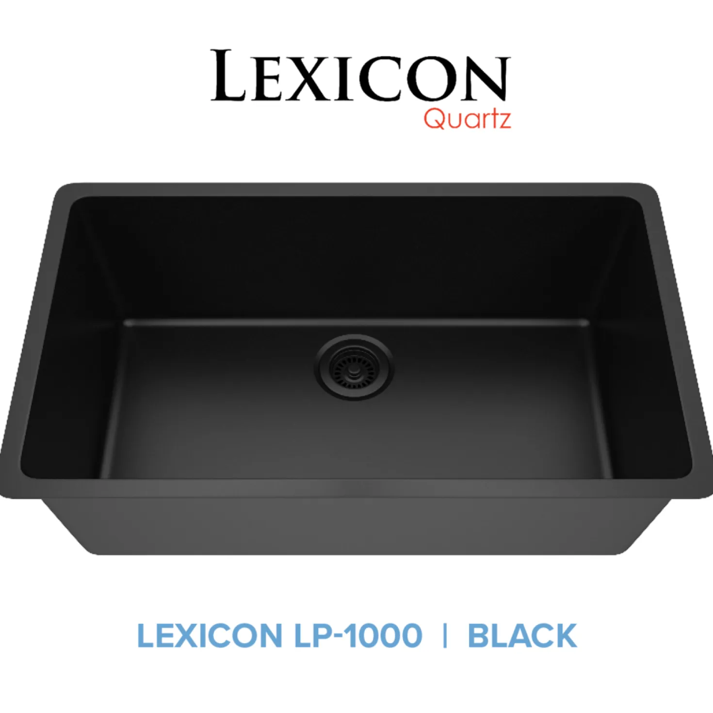 Large 32" Single Bowl Composite Sink