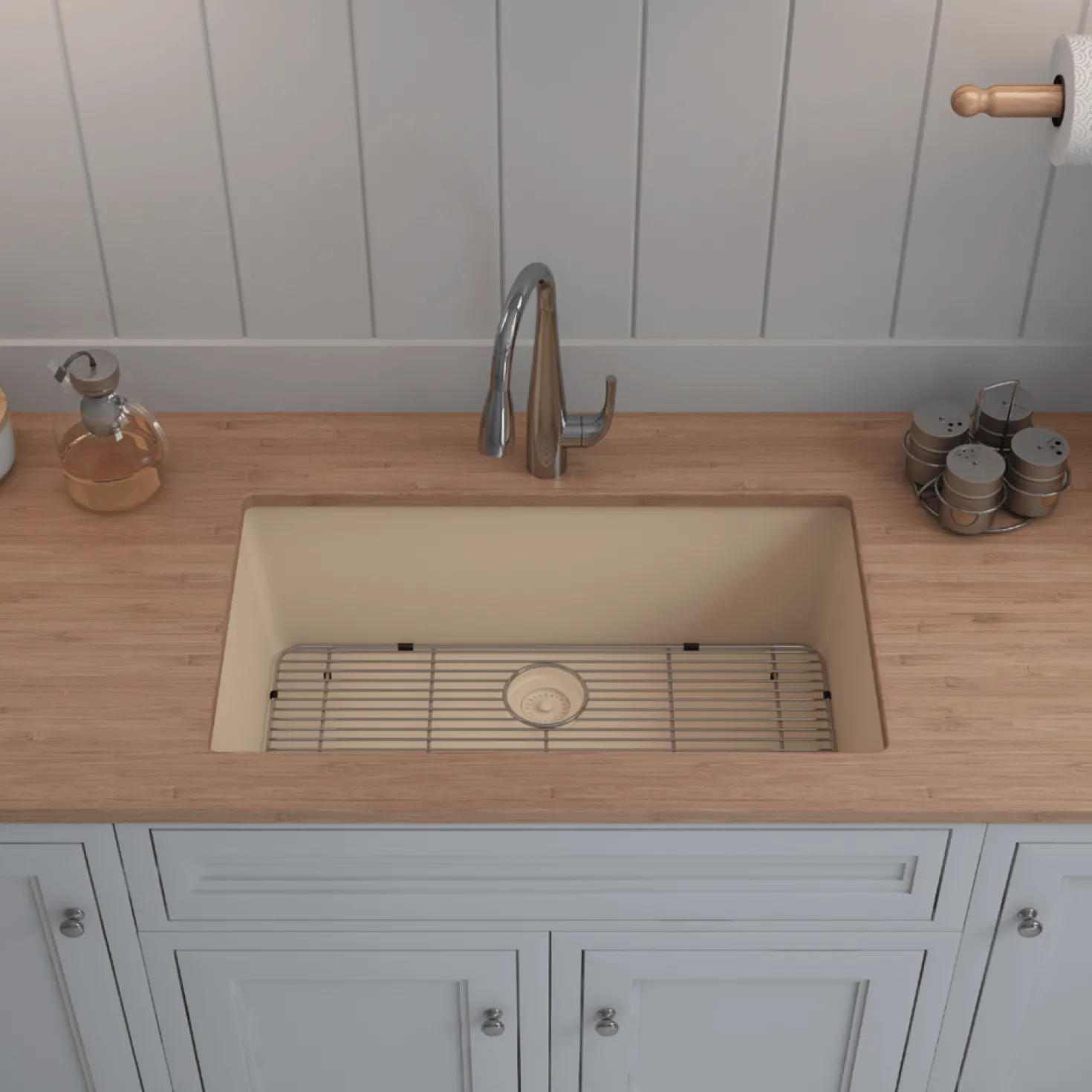 Large 32" Single Bowl Composite Sink