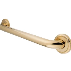 Laurel 30" Brass ADA Grab Bar in Polished Brass