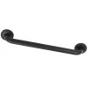 Laurel 18" Brass Decorative Grab Bar in Matte Black