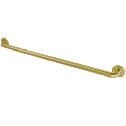 Laurel 36" Brass Decorative Grab Bar in Brushed Brass