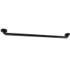 Laurel 36" Brass Decorative Grab Bar in Matte Black