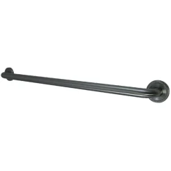Laurel 32" Brass Decorative Grab Bar in Brushed Nickel