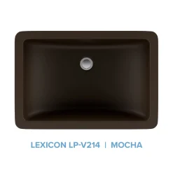 Lexicon Platinum V214 Quartz Composite Rectangle Vanity Sink