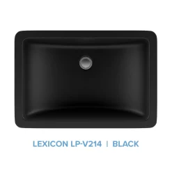 Lexicon Platinum V214 Quartz Composite Rectangle Vanity Sink