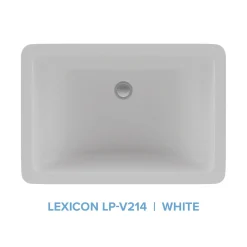 Lexicon Platinum V214 Quartz Composite Rectangle Vanity Sink