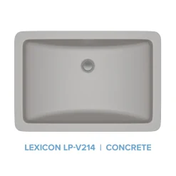Lexicon Platinum V214 Quartz Composite Rectangle Vanity Sink