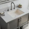 Lexicon Platinum V330 Quartz Composite Rectangle Vanity Sink